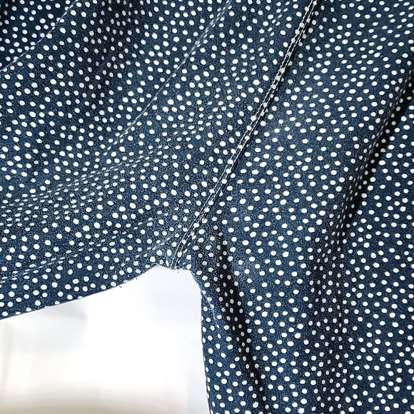 High Waisted Sleep/Loungewear Leggings, Blue and White - Size XLarge - Picture 12 of 13